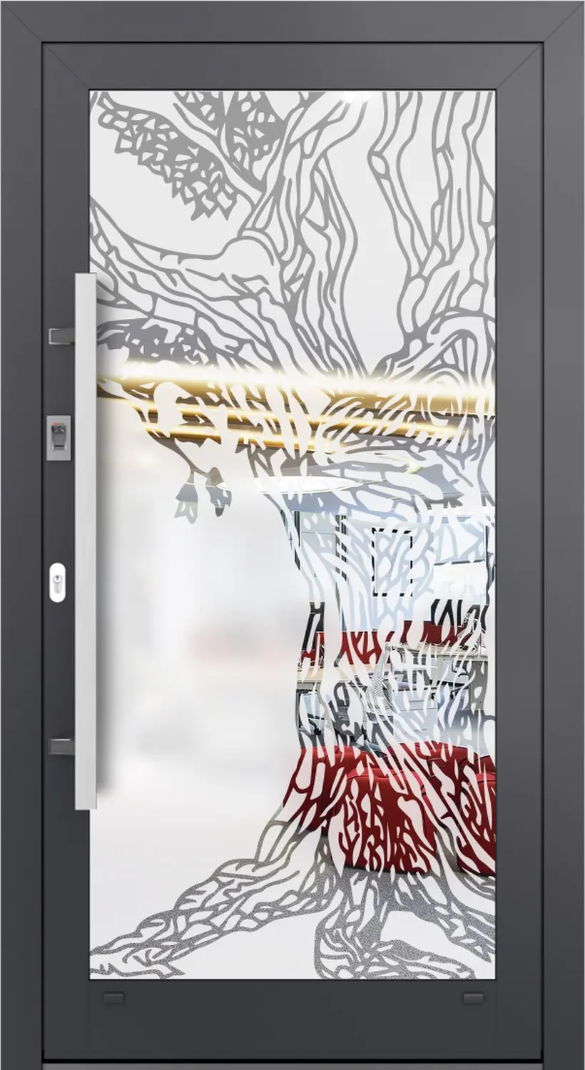 AP Fensterbau, Sandgestrahlte Scheibe – Beispiel 39