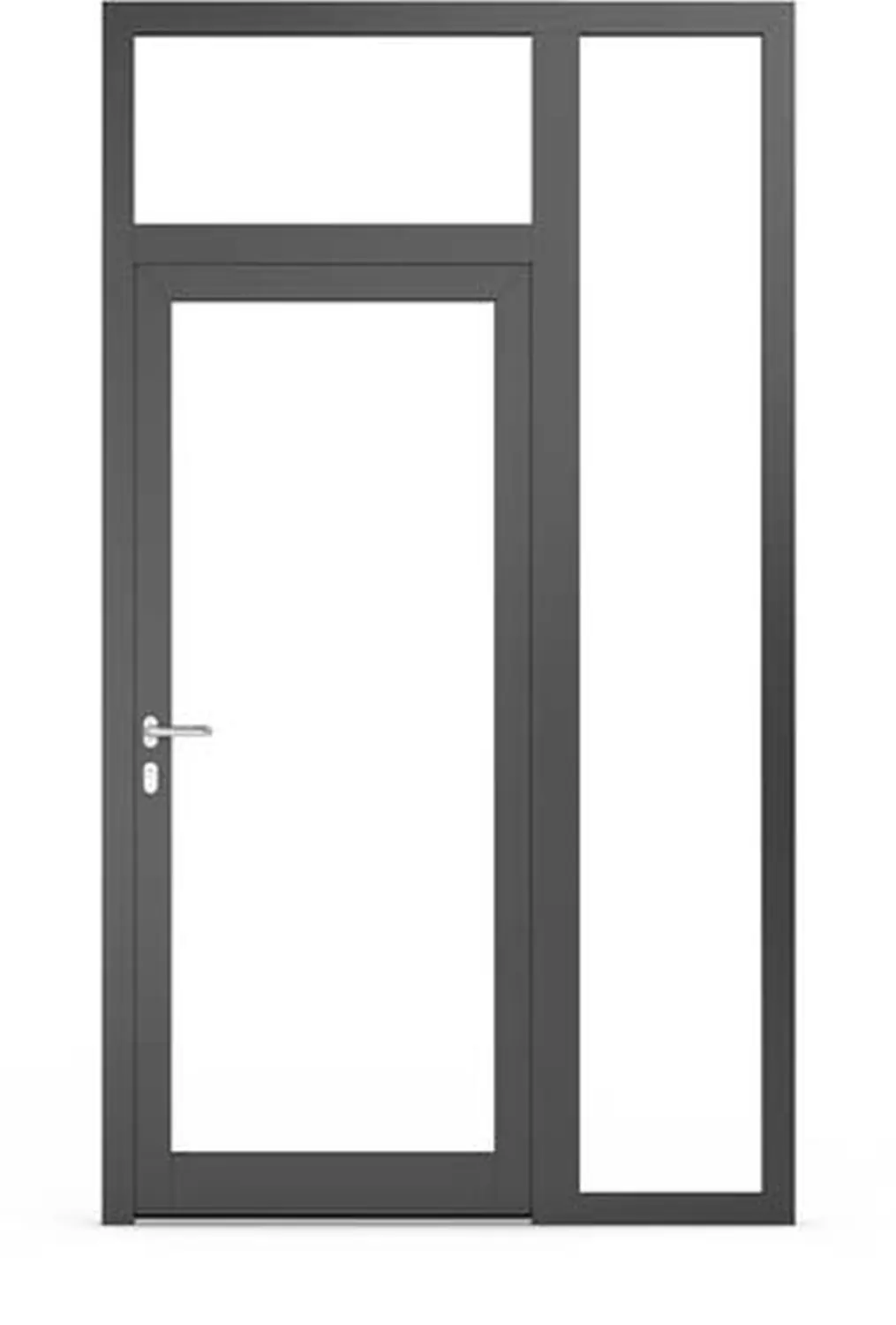 AP Fensterbau, Oberlichter in Aluminiumtüren
